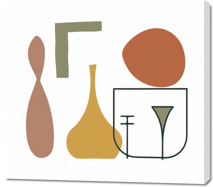 Obraz 100x90cm Naczynia zdjęcie 1