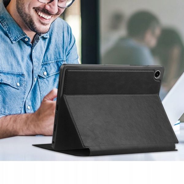 ETUI Z KLAPKĄ DO SAMSUNG GALAXY TAB A9+ PLUS POKROWIEC ELEGANCKI FUTERAŁ zdjęcie 9