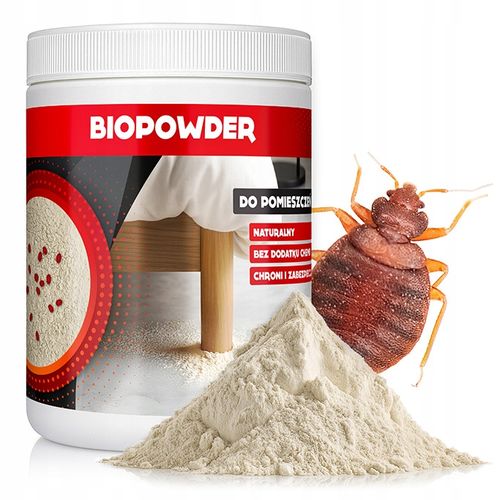 ŚRODEK BIOPOWDER NATURALNY ŚRODEK NA PLUSKWY DO POSYPYWANIA 500G na Arena.pl