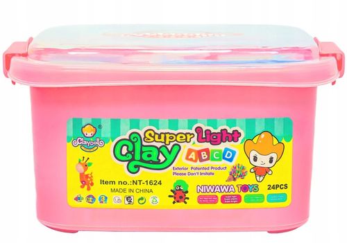 2x Magiczna Plastelina PIANKOLINA MASA POLIMEROWA 24SZT +WALIZKA +AKCESORIA na Arena.pl