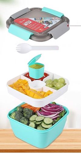 Pojemnik na żywnośc LunchBox z przegrórkami na Arena.pl