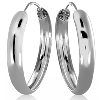 SREBRNE KOLCZYKI DUŻE KOŁA RYNNY PRÓBA SREBRA 925