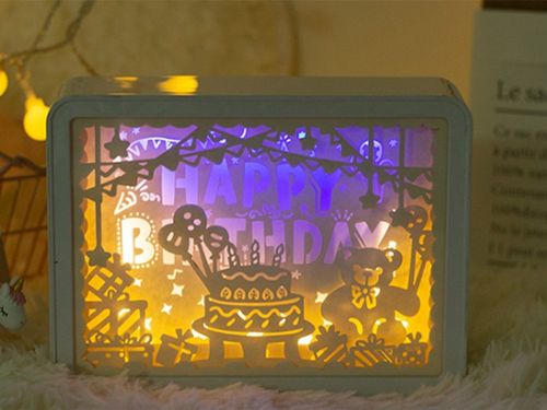 LAMPKA NOCNA TABLICA 3D KOLORY RGB LED PILOT DOTYK na Arena.pl