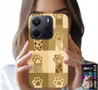 ETUI DO XIAOMI NOTE 14 4G - LOVE CAT, WZORY Z KOTAMI, ŁAPKI KOTÓW