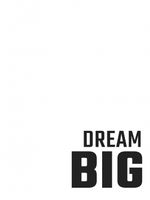 Plakat 60x80cm Z Napisami Nowoczesny Cytat Dream Big