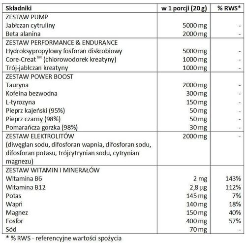 MEX - Nox Pro - 600 g cytryna-limonka na Arena.pl
