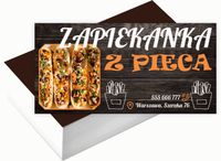 Wizytówki firmowe Foliowane 1000szt dużo wzorów ZAPIEKANKA Z PIECA