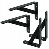 WSPORNIKI PÓŁKI DREWNIANEJ ZE WZMOCNIENIEM 100KG 245 x 150 x 25 mm 4