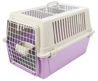 Transporter z otwieranym sufitem dla kota lub psa Ferplast 30 beżowo-lila