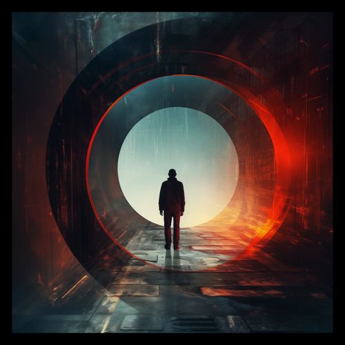 Plakat 40x40cm Portal do Świata na Arena.pl