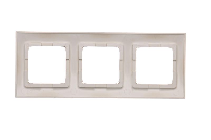 Simon54 Ramka na 3-moduł DR3/44 złoty zdjęcie 3