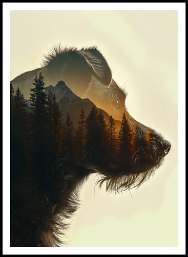 Plakat 67,5x95cm Psi Duch Lasu na Arena.pl