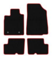 Dywaniki welurowe CARLUX-RED do Dacia Sandero II 2013-2019, czarne