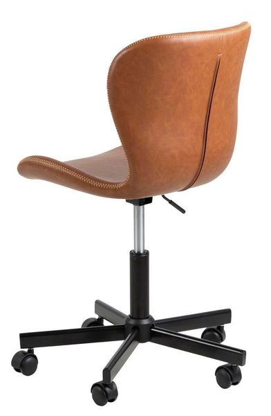 Fotel biurowy Batilda PU brandy zdjęcie 3