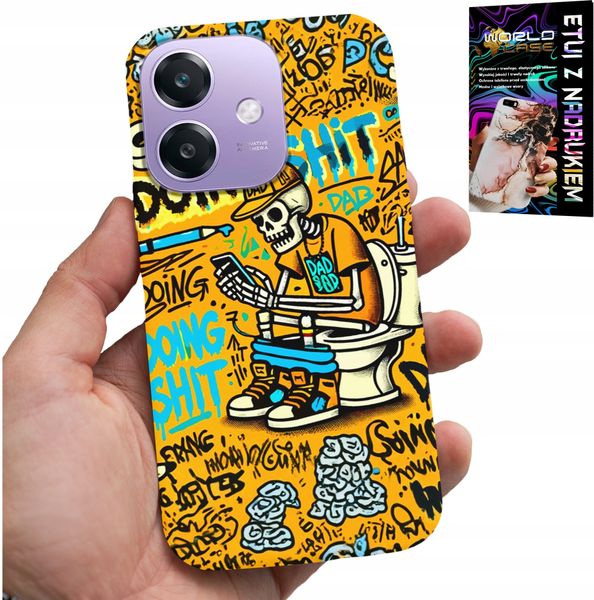 ETUI DO OPPO A40 / A40M - DOING SHIT KOŚCIOTRUP NA KIBLU CASE zdjęcie 1