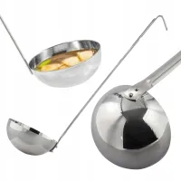 ŁYŻKA WAZOWA CHOCHLA NABIERAK DO NALEWANIA ZUP SOSÓW ZE STALI NIERDZEWNEJ