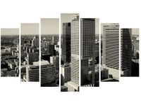 80CM 140CM OBRAZ 7 ELEM WARSZAWA ŚCIENNY