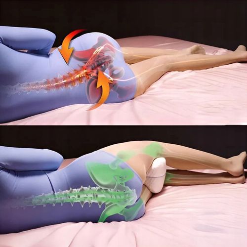 PODUSZKA ORTOPEDYCZNA KLIN MIĘDZY NOGI KOLANA DO SPANIA SEPARATOR na Arena.pl