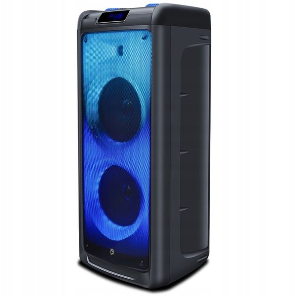 GŁOŚNIK BLUETOOTH PRZENOŚNY KARAOKE MANTA 100W USB zdjęcie 4