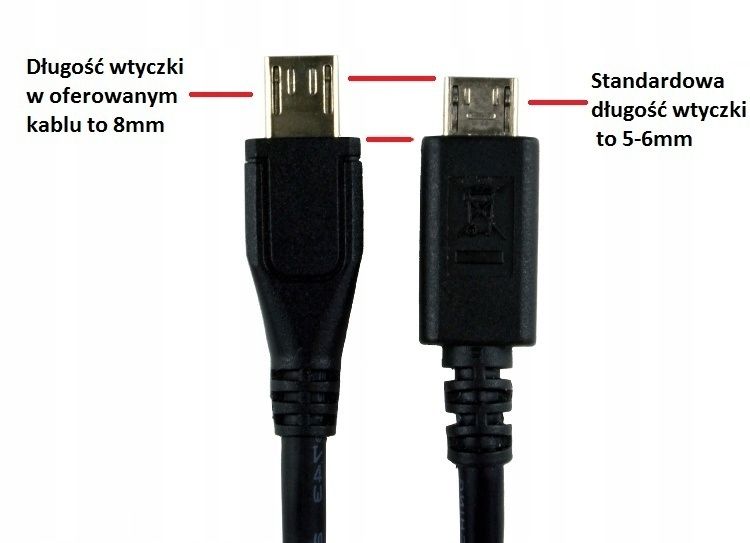 Kabel Micro Usb Overmax Braver Evolveo Cat Axe Lte zdjęcie 6