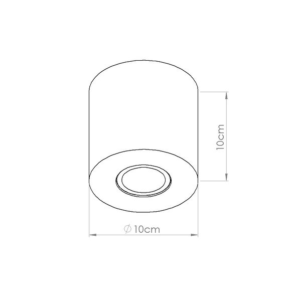 Plafon ORBIS beton beżowy zdjęcie 7