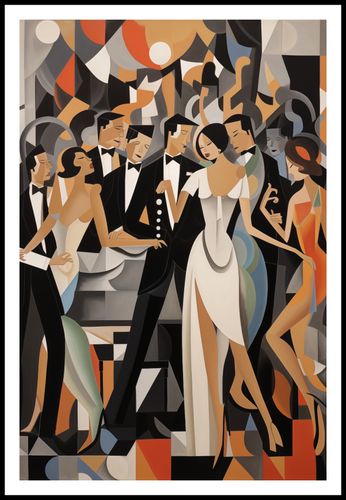 Plakat 61x91,5cm Bal w Art Deco na Arena.pl
