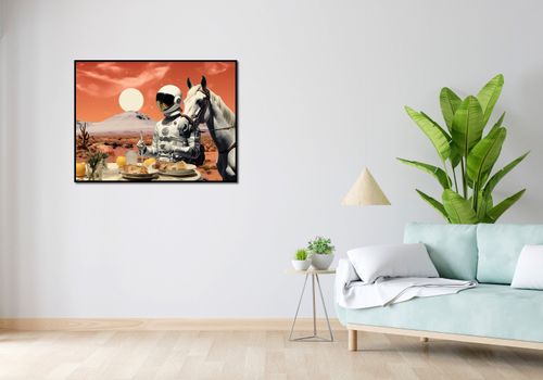 Plakat 100x75cm Obiad na Marsie na Arena.pl