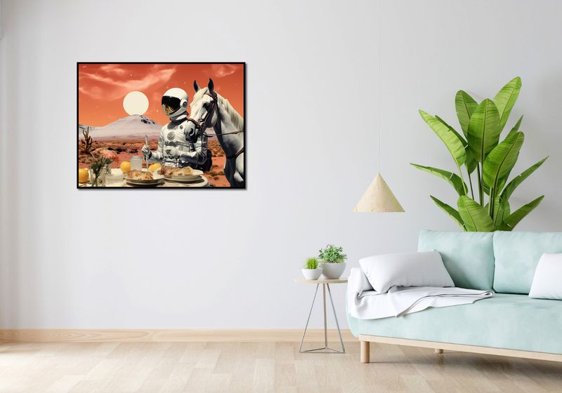Plakat 100x75cm Obiad na Marsie zdjęcie 4