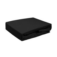 Prześcieradło frotte z gumką 140x200 Darymex czarny