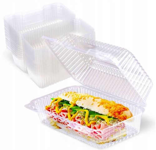 Pojemniki na ciasto opakowanie cukiernicze K404 50 szt na Arena.pl