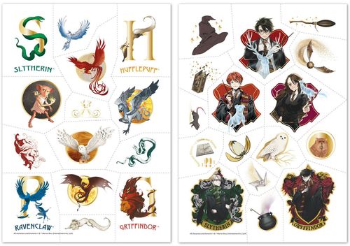 Zestaw Tymczasowych Tatuaży Dla Dzieci Z Motywem Harry Potter 200506 na Arena.pl