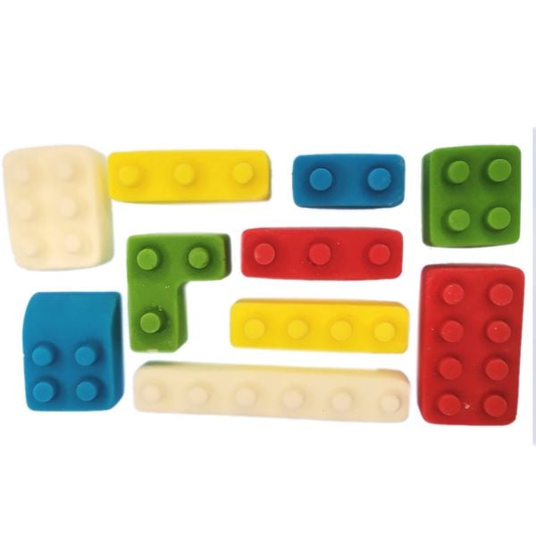 Cukrowe klocki na tort 10 szt. mix zdjęcie 1