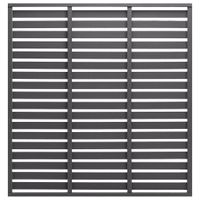 Panel ogrodzeniowy z WPC, 180x180 cm, szary