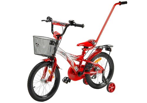 Rower 16 MEXLLER BMX sreb/czerw. + koszyk na Arena.pl