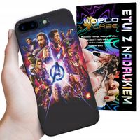 ETUI CASE DO IPHONE 7 8 PLUS - AVENGERS IRON MAN SPIDERMAN KAPITAN