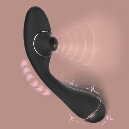 Gisty Sally wibrator damski ssący powietrzny do łechtaczki 2 w 1 i punktu G na Arena.pl