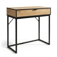 Konsola Stolik do Przedpokoju Salonu MODENA z Szufladą 80 cm Dąb Craft