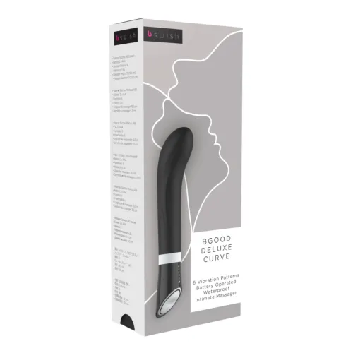 b swish bgood deluxe curve black - silikonowy model anatomiczny 19,3 cm na Arena.pl