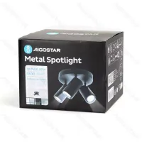 Metalowy reflektor 2-drożny Aigostar 320310965 z regulacją kąta dla praktycznego oświetlenia