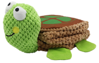 UNIQ PETS zabawka pluszowa dla psa interaktywna rozwijany żółw z piszczałką