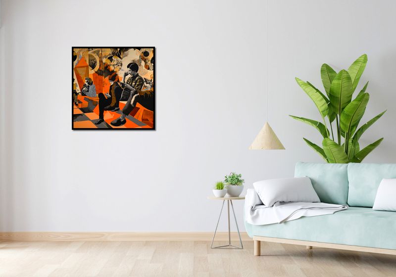 Plakat 70x70cm Przestrzeń Do Dialogu zdjęcie 4