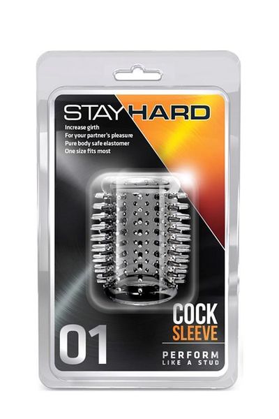 Stay Hard Cock Sleeve 01 Clear zdjęcie 1