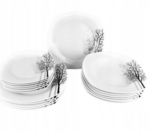 Serwis obiadowy VIOLET 18 el. Na 6 osób talerze na Arena.pl