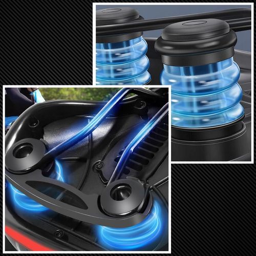 WYGODNE SIODEŁKO ROWEROWE SIODŁO SPORTOWE MIĘKKIE SZEROKIE EXTRA WENTYLACJA na Arena.pl