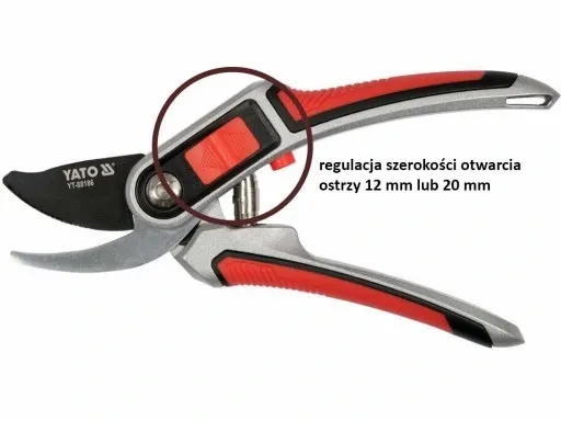 SEKATOR NOŻYCOWY ALUMINOWY REGULOWANY 220MM YATO zdjęcie 5