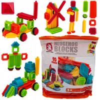 Klocki Konstrukcyjne, Wafle, Jeżyki, Grzebyki 90 elementów