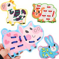 gra logiczna zręcznościowa przeplatanka zwierzątka jhtoy-428