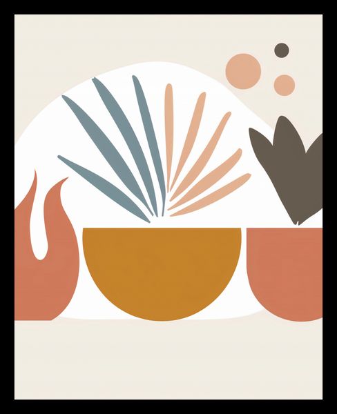 Plakat 40x50cm Paleta Roślinna zdjęcie 2