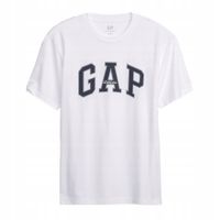 T-SHIRT MĘSKI KOSZULKA 100% BAWEŁNA GAP ATHLETIC 797924 BIAŁY L