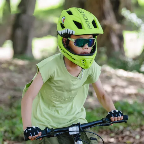 kask rowerowy rockbros tt-32004 shark dziecięcy z odpinaną szczęką na Arena.pl